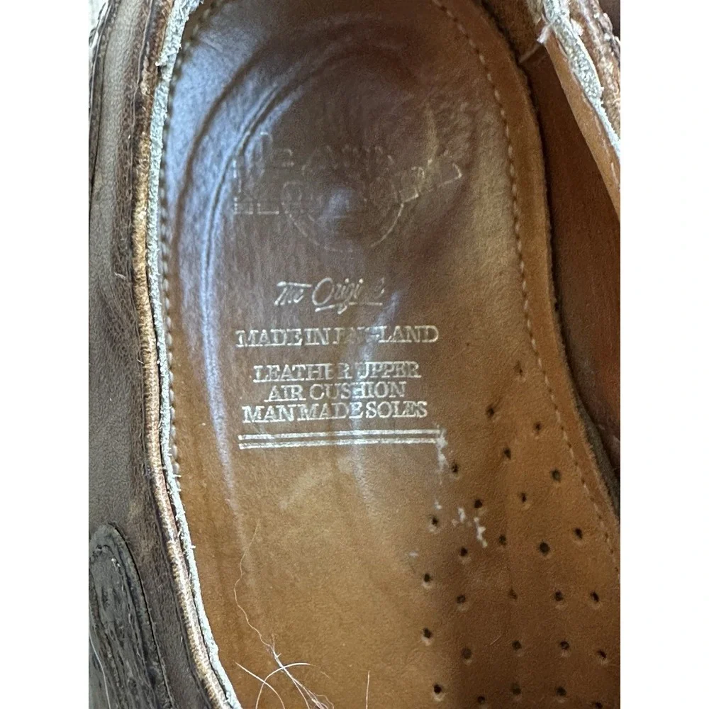 Dr. Martens Wingtip Oxford Shoes Brown England‎ Made Hipster Men's Sz 8